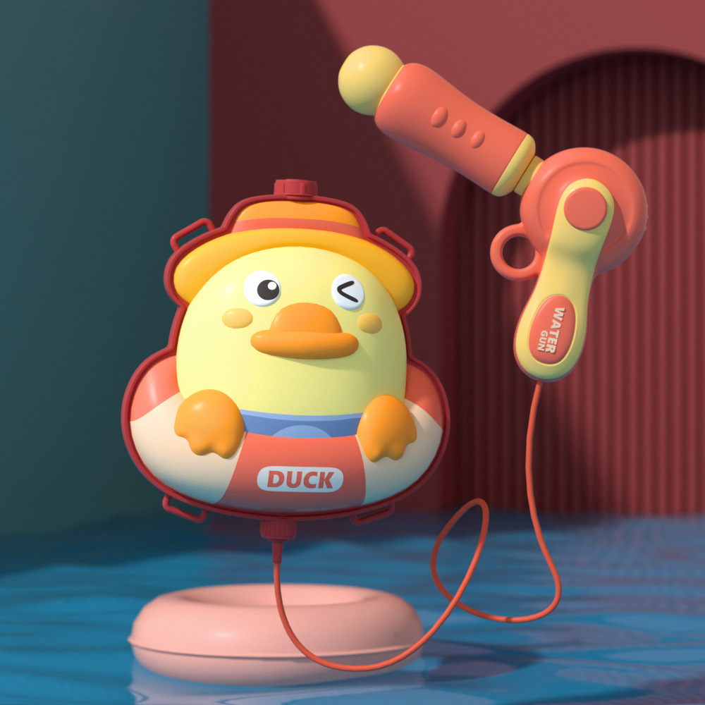 Pistola de agua para niños juguete mochila pistola de agua lucha artefacto masculino y femenino niños pull-out pistola de agua juego juguete