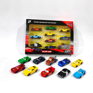 Cross-border boxed exquisite alloy Thomas general mobilization mini alloy back force sliding inertia car suit