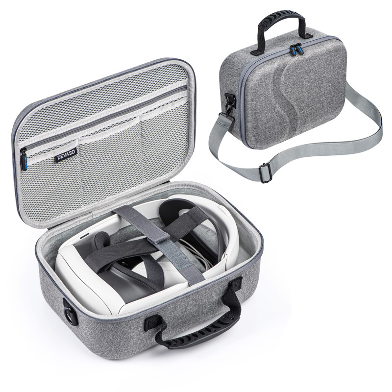 Spot Meta Quest 3 VR puede poner KIWI Elite Headstrover con bolsa de almacenamiento Accesorios de bolsa diagonal portátil