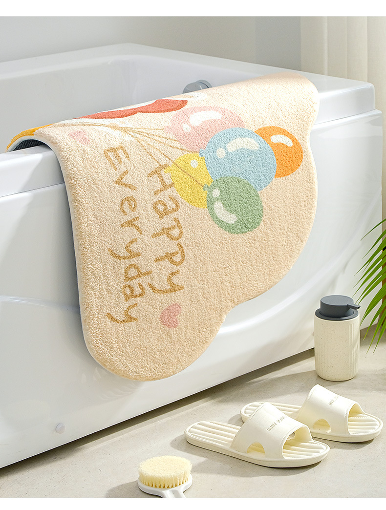 Tappetino assorbente per bagno domestico, tappetino antiscivolo per ingresso bagno, tappetino per ingresso bagno, bagno camera da letto_voghion.com