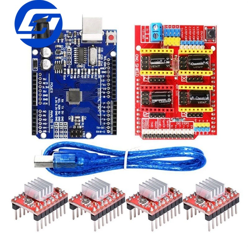 Подходит UNO-R3 CNC Shield V3 Evree Расширенный набор плат A4988/DRV8825