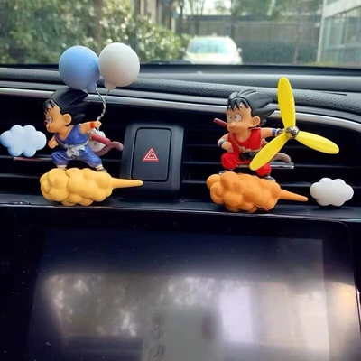 Car ornaments | Decoration - red-wukong-bamboo-dragonfly-blue-wukong-blue-and-white-ball-blue-and-white-clouds-air-outlet-aromatherapy