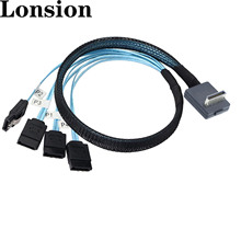 OCuLink PCI-Express SAS SFF-8611 4i 90���D4X SATA 7P�B�Ӿ�