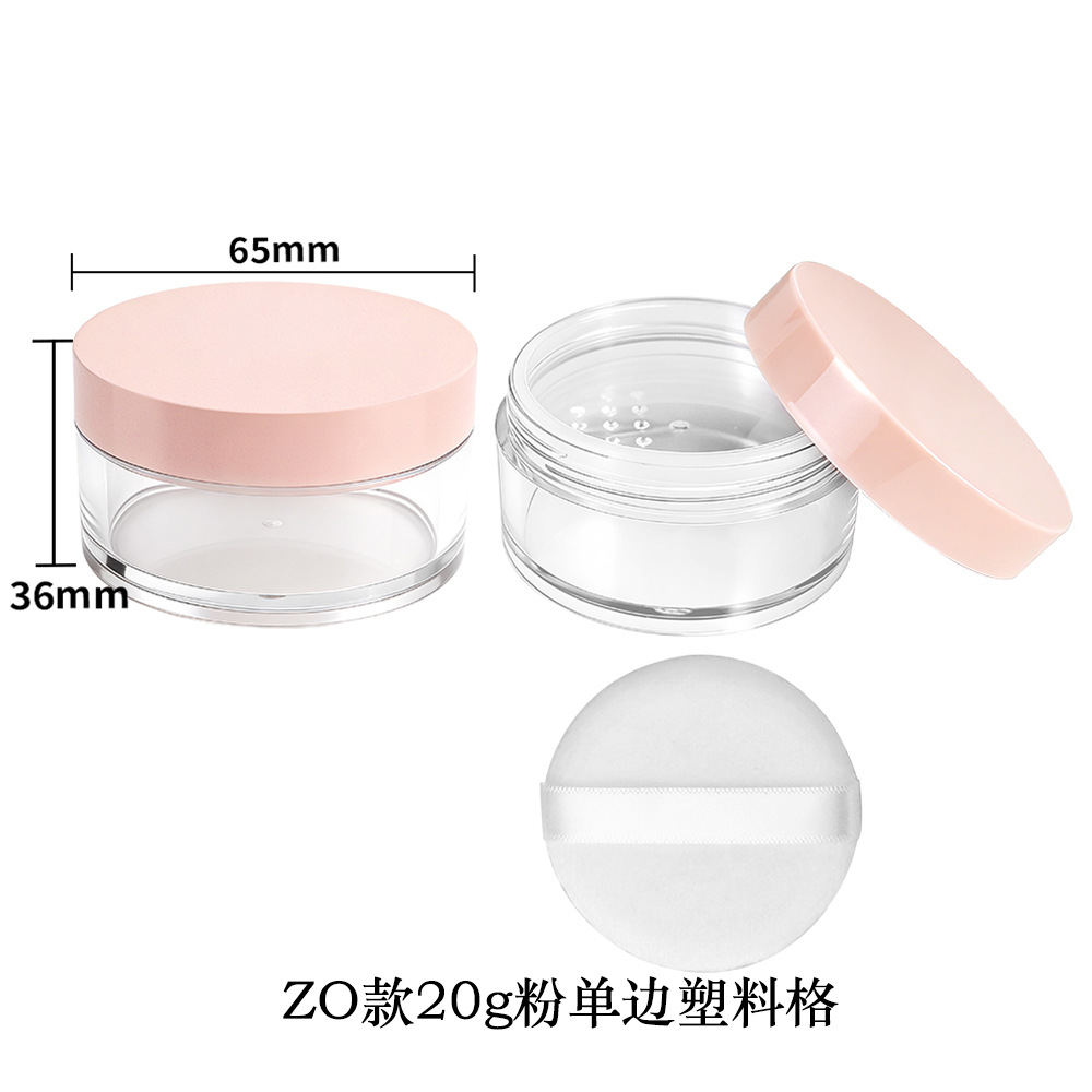 Materiales de embalaje para polvos sueltos en stock: caja dispensadora de polvo suelto ultrafina con tapa abatible y malla elástica grande, para 8g, 15g, 20g.