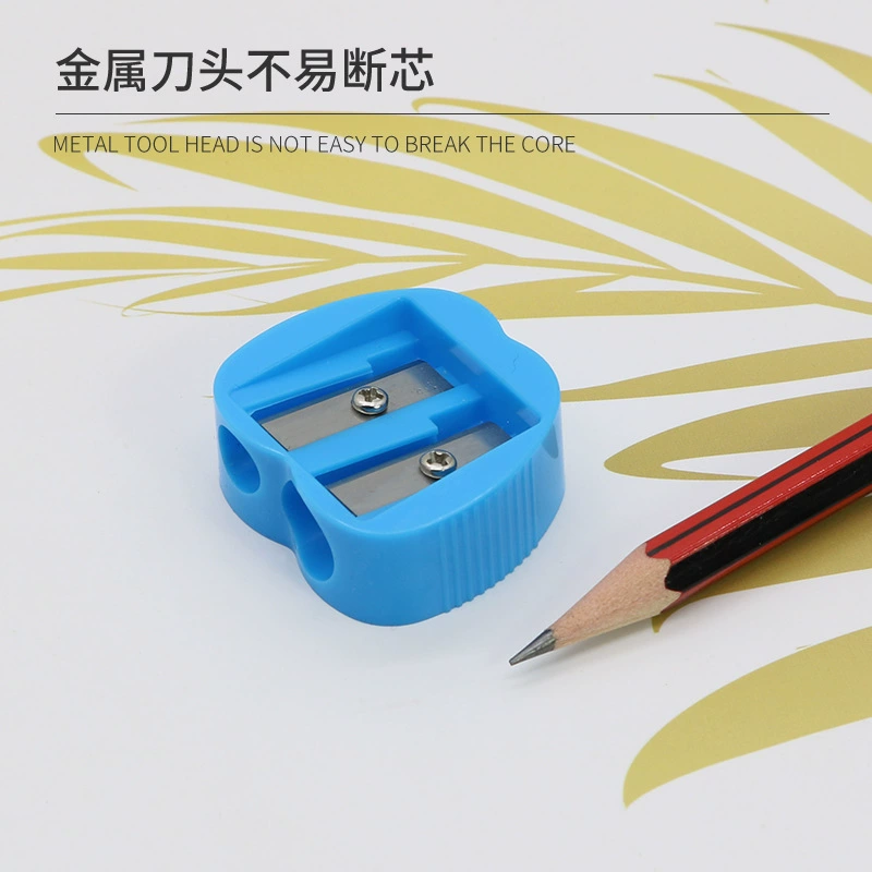 Apple, sharpener, stationery, eyebrow pencil, knife