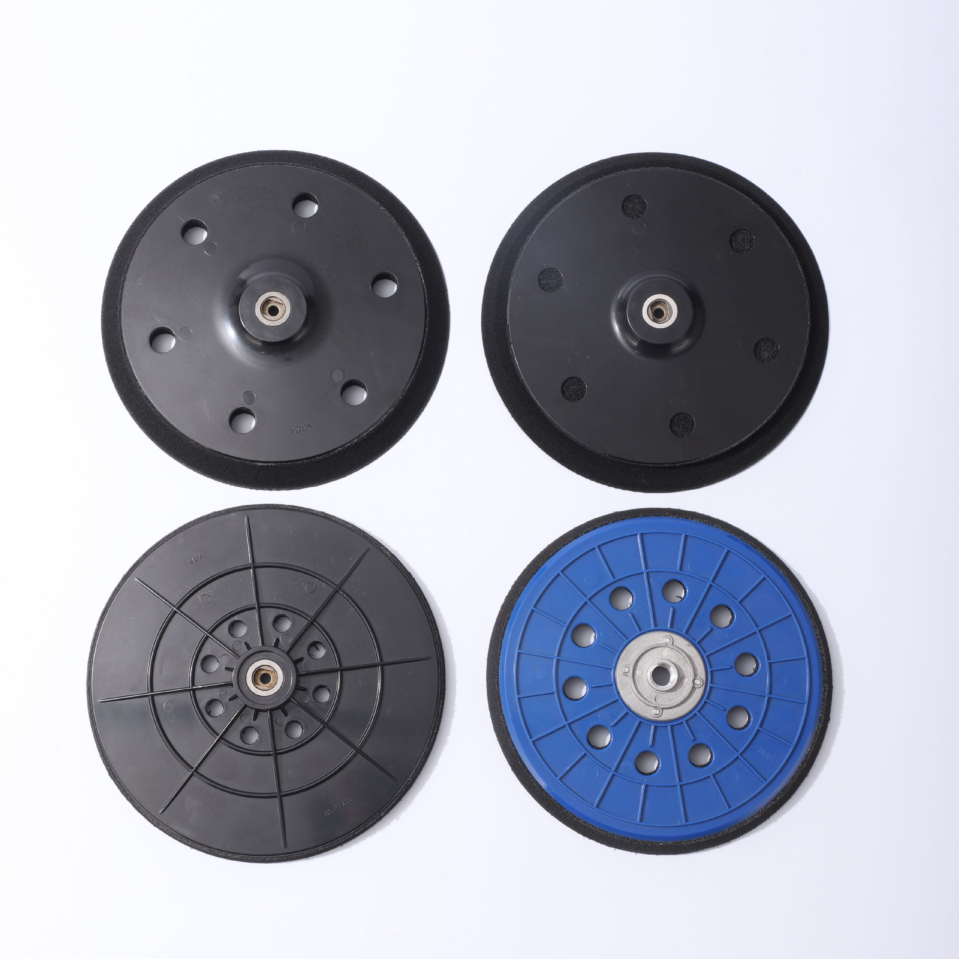 抛光盘自粘植绒砂纸盘便捷背绒式打磨腻子吸盘清洁羊毛套装海绵盘