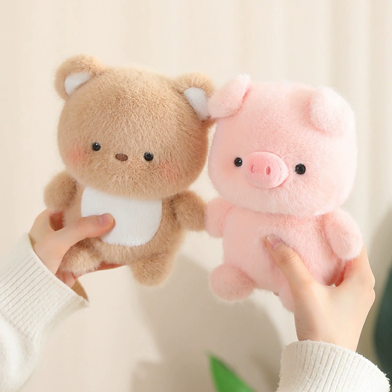 Girls' desk decoration dolls, companion fish dolls, elephant, pig and rabbit dolls
