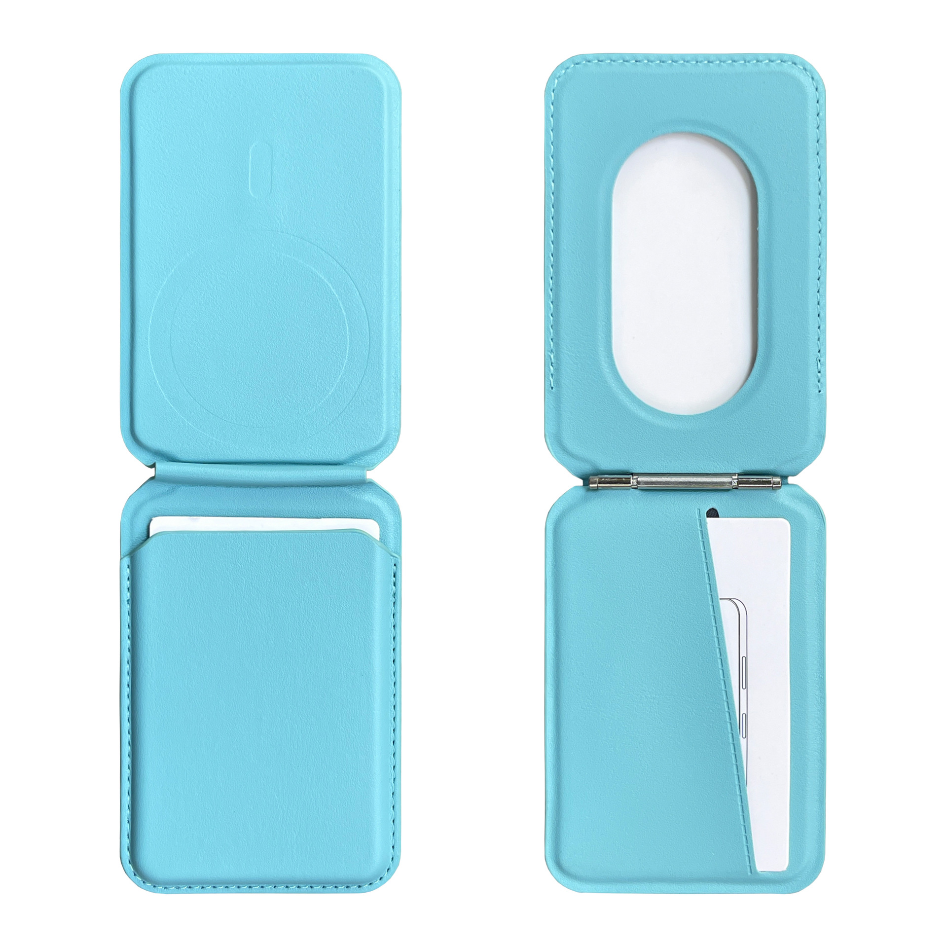 Aplicable para Apple iPhone tarjeta de succión super fuerte hoja plegable soporte de escritorio portátil soporte de caso de teléfono móvil