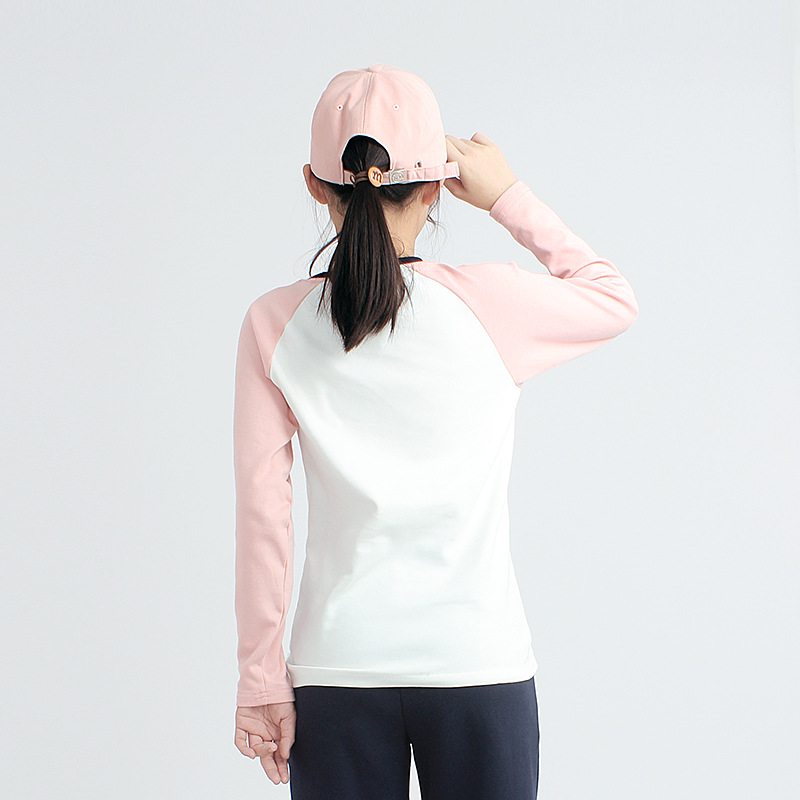 Primavera y otoño coreano nuevas niñas de manga larga Camiseta de algodón de los niños Cachemira ragtag al por mayor