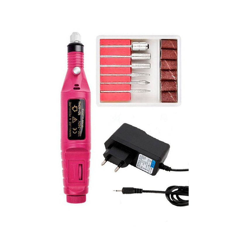 Máquina de pulido de uñas portátil USB tipo pluma herramienta de uñas eléctrica removedor de esmalte de uñas removedor de piel muerta transfronteriza