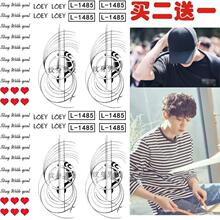 灿烈 新款手指 love纹身贴手腕 stay with朴灿烈同款手臂纹身贴纸
