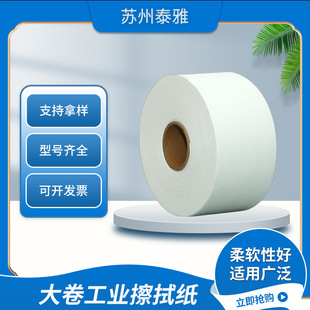 Manufacturer Customized Dust-Free Paper Industrial Wiping Paper Oil-Absorbing Water-Absorbing Anti-Static Dust-Free Paper Industrial White Large Roll Paper