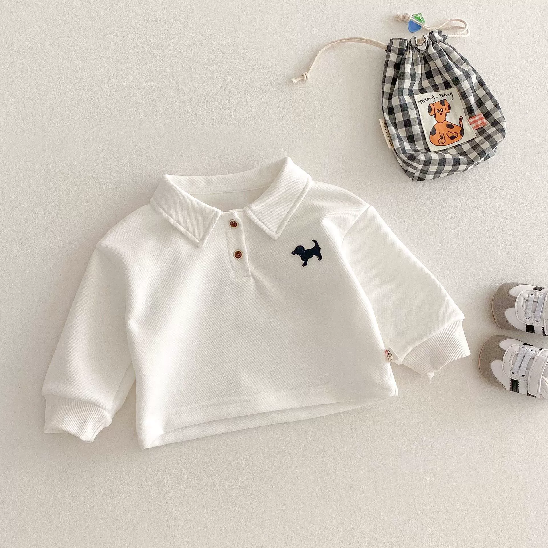 Children's fashionable polo, base body-friendly summer clothing, 0-5 years, autumn, children's clothing