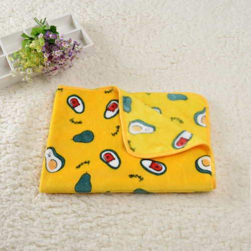 Pet products blanket manufacturer wholesale dog blanket super soft warm coral velvet dog bed mat cat and dog blanket