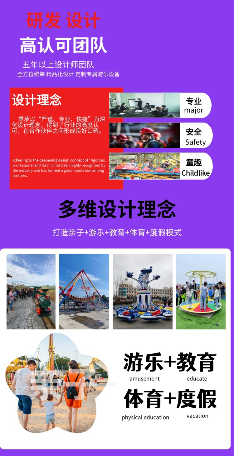 Tourist Train for Outdoor Amusement Park