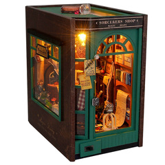 天予diy小屋tl 6魔法のノート手作りの組み合わせ創意書立パズルミニチュア玩具プレゼント