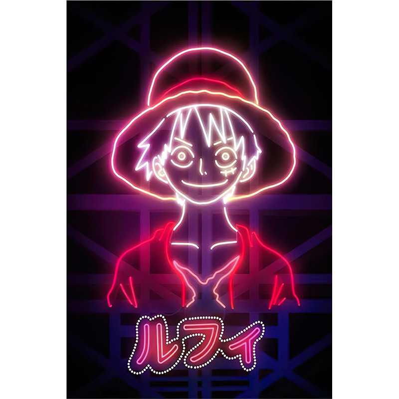 Suministro directo transfronterizo de pinturas decorativas para comercio exterior, pósteres de personajes de cómics, lona colorida para pintar, fabricantes de impresión por inyección de tinta al por mayor