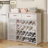 With drawer-full-circle dustproof new style (length 86cm) 6 layers white
