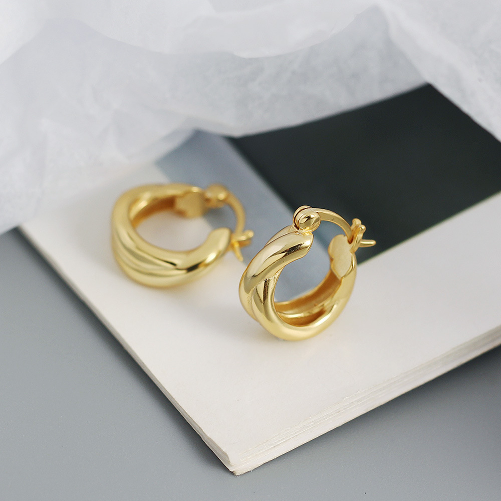 Géométrique Mode Pas D'Incrustation Placage Des Boucles D'Oreilles display picture 4