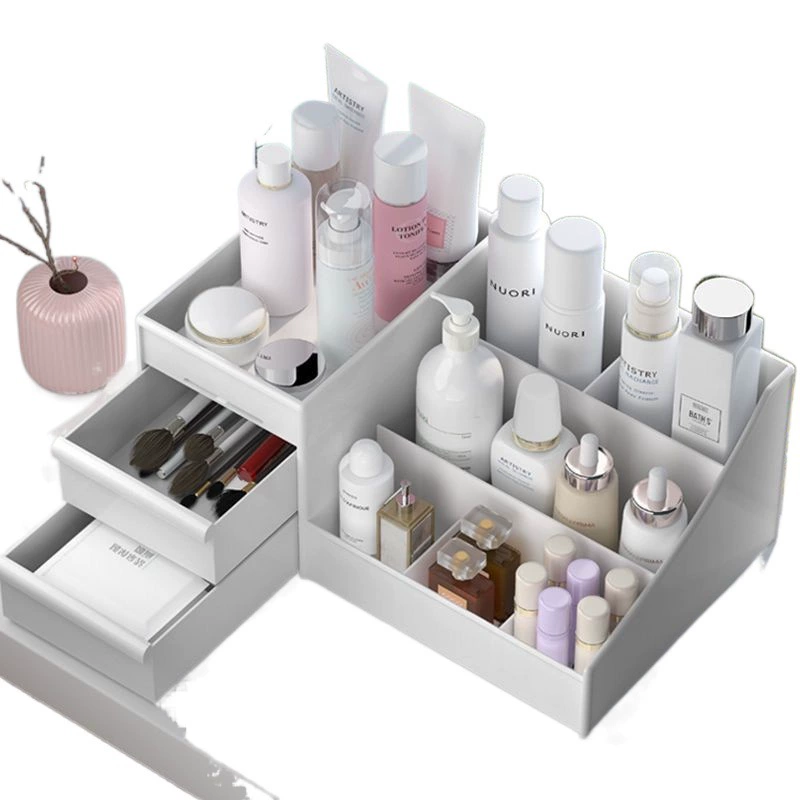 Table cosmetic universal storage box, capacious lipstick, face mask, dressing table
