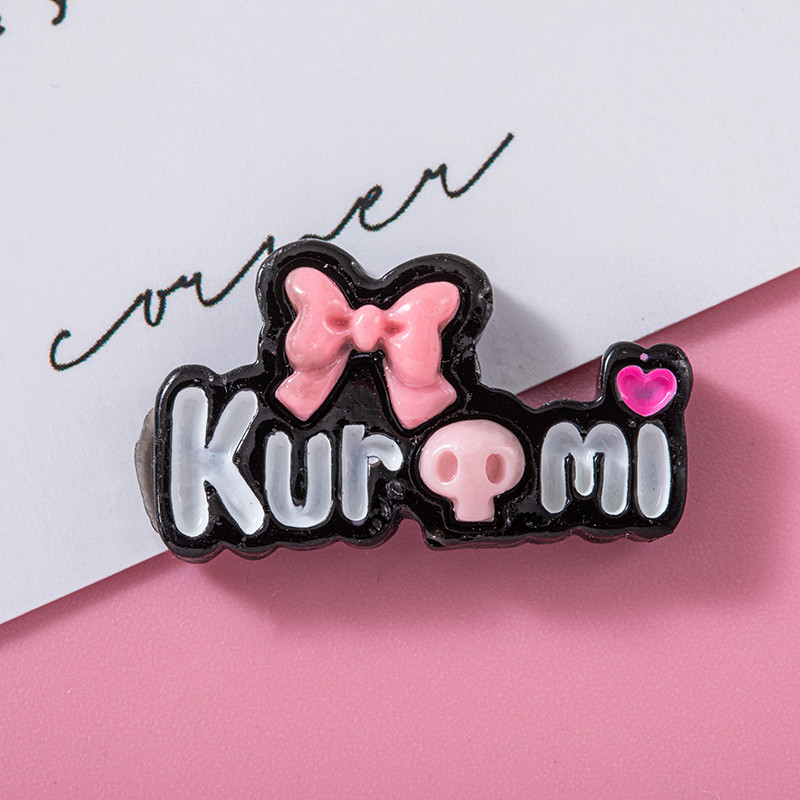 Nuevo hielo transparente sanrio resina de dibujos animados accesorios coolomi muñeca DIY crema goma teléfono caso cuerda pelo material