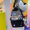 Female bags 2020 new pattern Korean Edition fresh Campus student Hit color Backpack vintage girl schoolbag knapsack