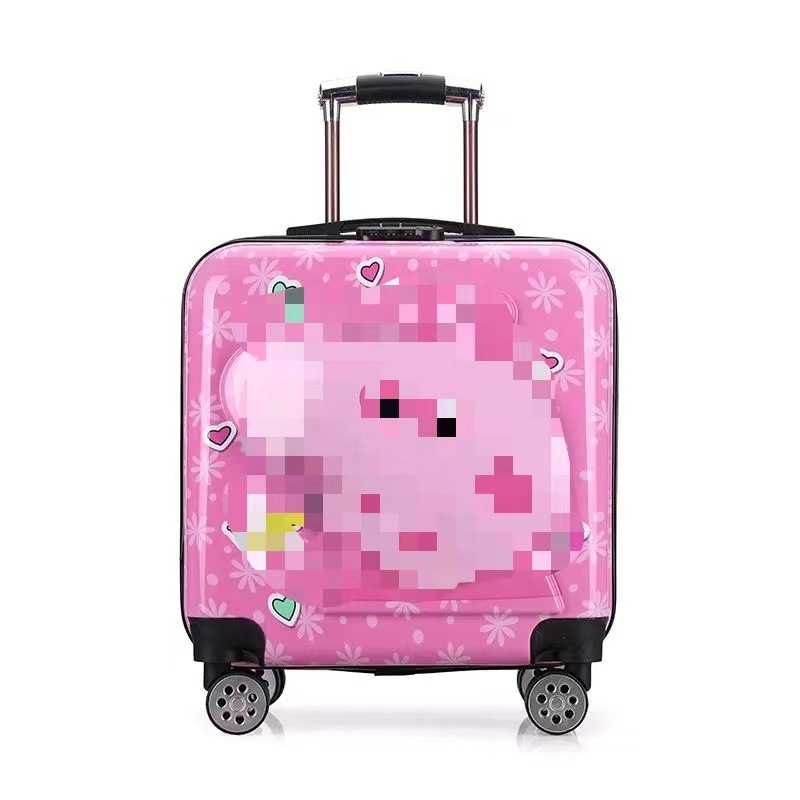 Nuevo cartón de dibujos animados para niños, maletero para hombres y mujeres, maleta libre de envío, caja de contraseña de 18 pulgadas, maleta de embarque de 20 pulgadas