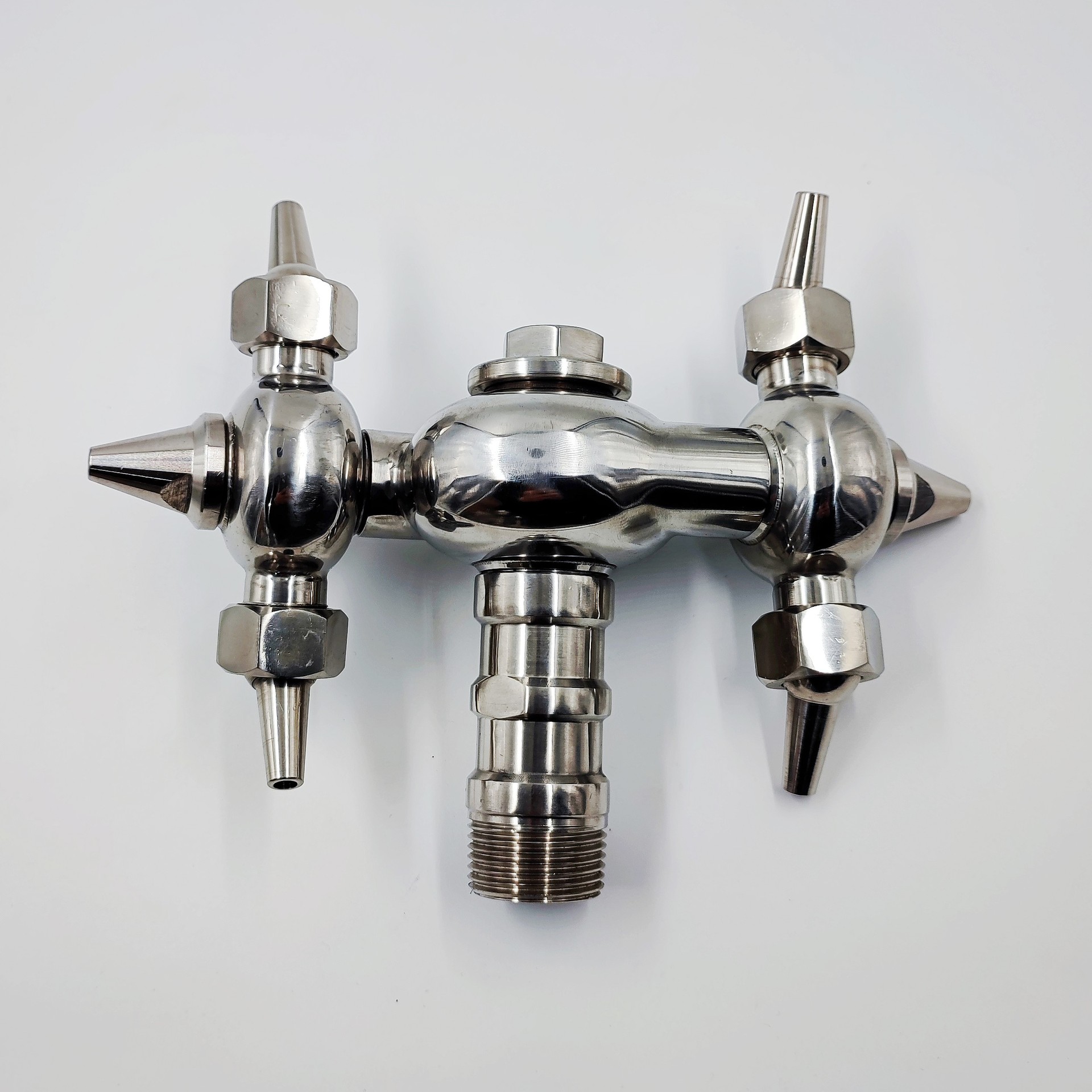 刷罐器万向牛角洗罐器 外螺纹喷嘴 喷淋器 旋转清洗球价格优惠