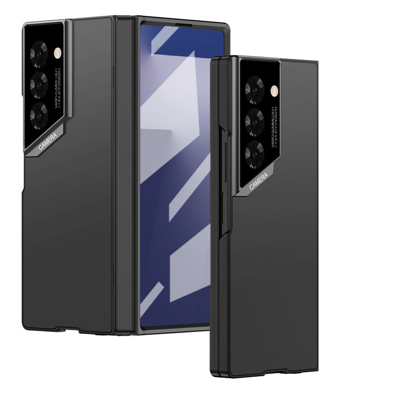 Cross-Border Applicable Samsung Z Fold 7 Phone Case, Matte Hard Case, Simple Style, Integrated Case and Film, Pc Raptor Hard Case