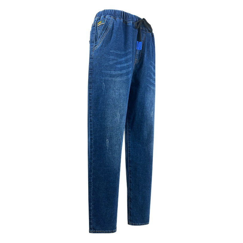 Джинсы Mom, женские летние новые утягивающие брюки для среднего и пожилого возраста, эластичные женские повседневные брюки большого размера с высокой талией, толстые брюки MM