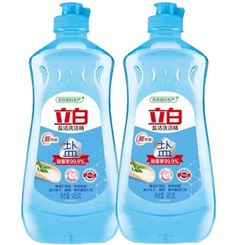 Lilibai Salt Jie Dish Soap 460g*1 Bottle