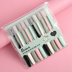 Macaron Ice Cream Toothbrush 10 Pack Adult Toothbrush Soft Bristles Manufacturer Wholesale Toothbrush Wholesale