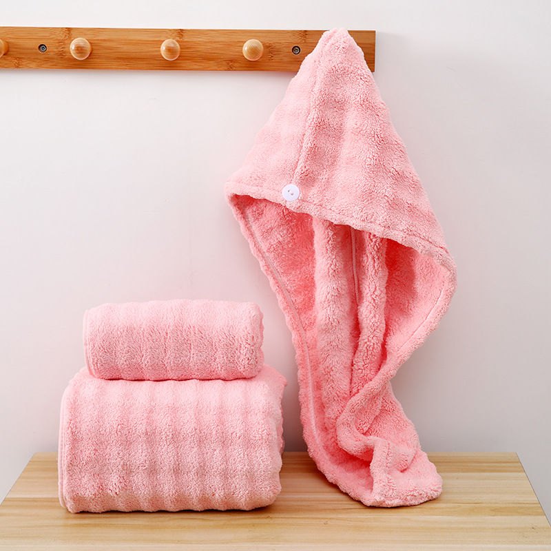Coral quick dry soft bath towel for home use