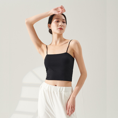 Dance suspenders modern dance body training clothes women's short slimming classical dance vest new style inner bottoming top