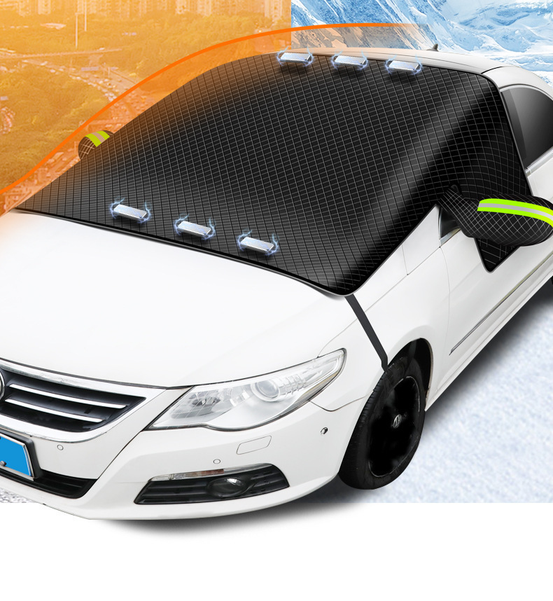 Factory Direct Sales Car Snow Shield, Anti-Snow and Anti-Freeze Three-Window Snow Shield, Magnetic Sunshade, Anti-Snow Car Cover, Car Accessories