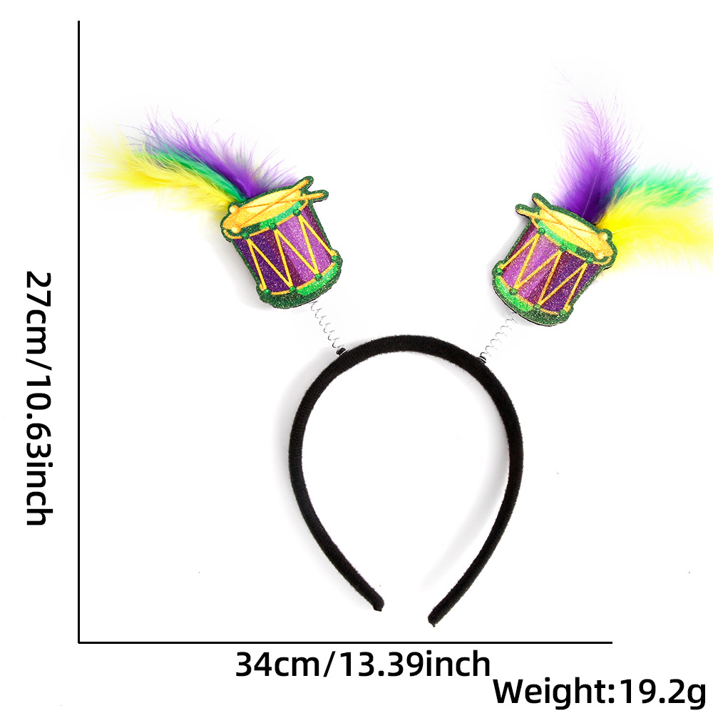 Amazon nuevo Carnaval brasileño diadema tocado rendimiento etapa Mardi Gras decoración del partido suministros