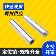 TOHATSU固定销 米思米/盘起定位销 带排气槽定位圆柱销精密攻牙销