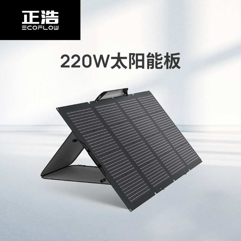 正浩户外移动电源太阳能电池板 220W/自驾露营折叠式便携光能充