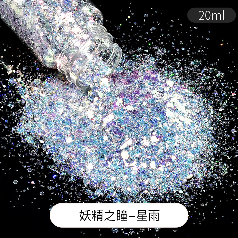 polvo brillante DIY material sequinilla goteo AB molde resina UV aceite Mahjong relleno joyas auriculares ilusión