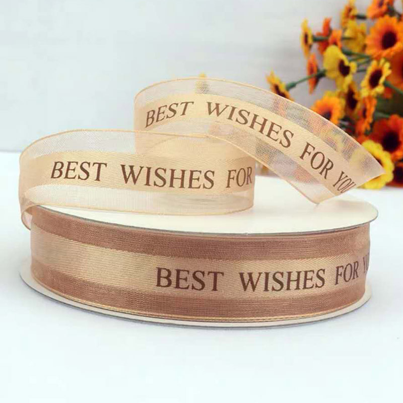 Envío gratuito cinta estilo coreano cinta de encaje impreso cinta pastel boda decoración regalo flor embalaje cinta