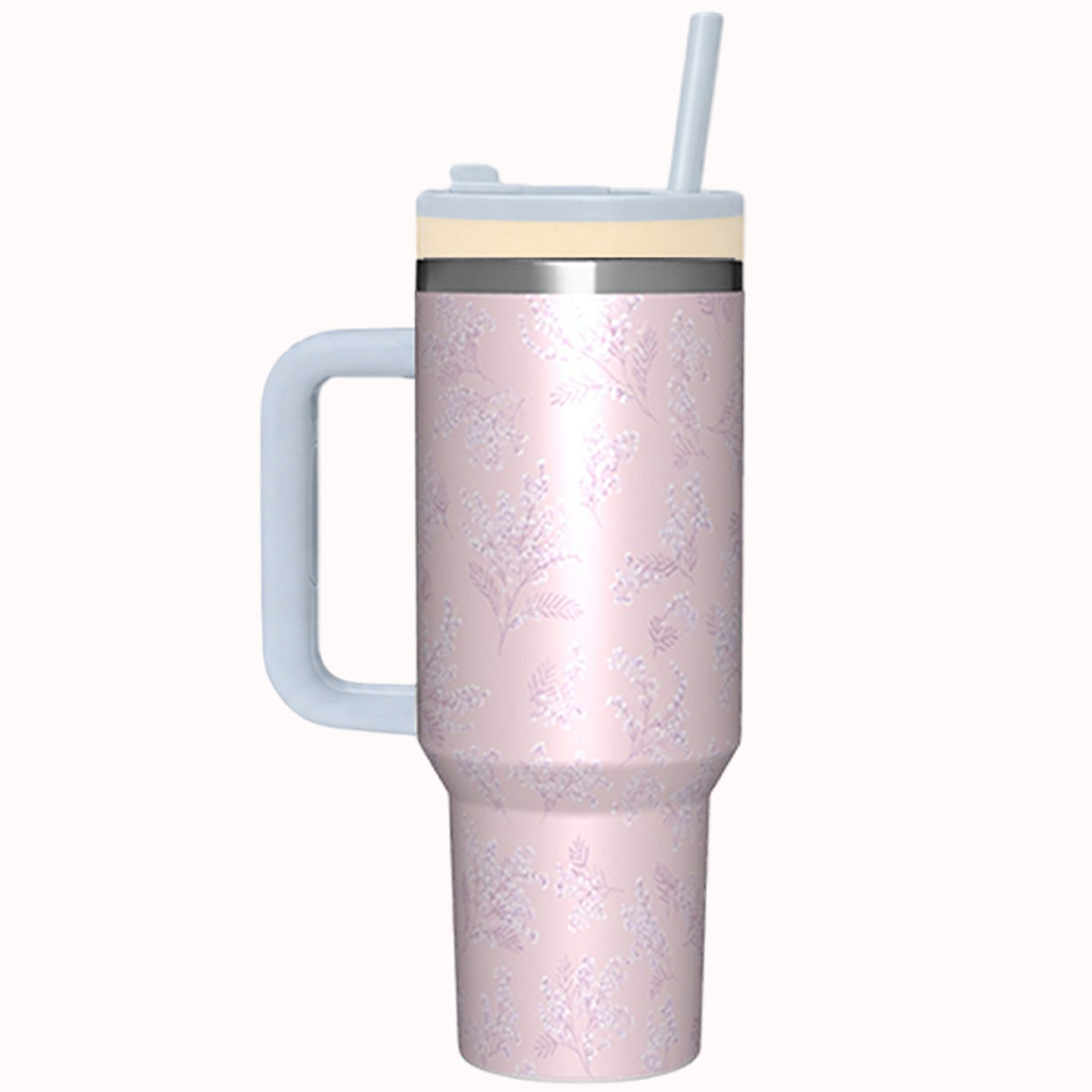 Nuevo mango de 40oz taza de aislamiento de acero inoxidable de gran capacidad taza de automóvil de aislamiento frío taza de agua taza personalizada
