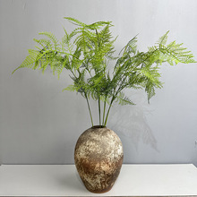 禅意古风摆放仿真日式天冬文竹 网红民宿装饰仿真云片松刺蕨草