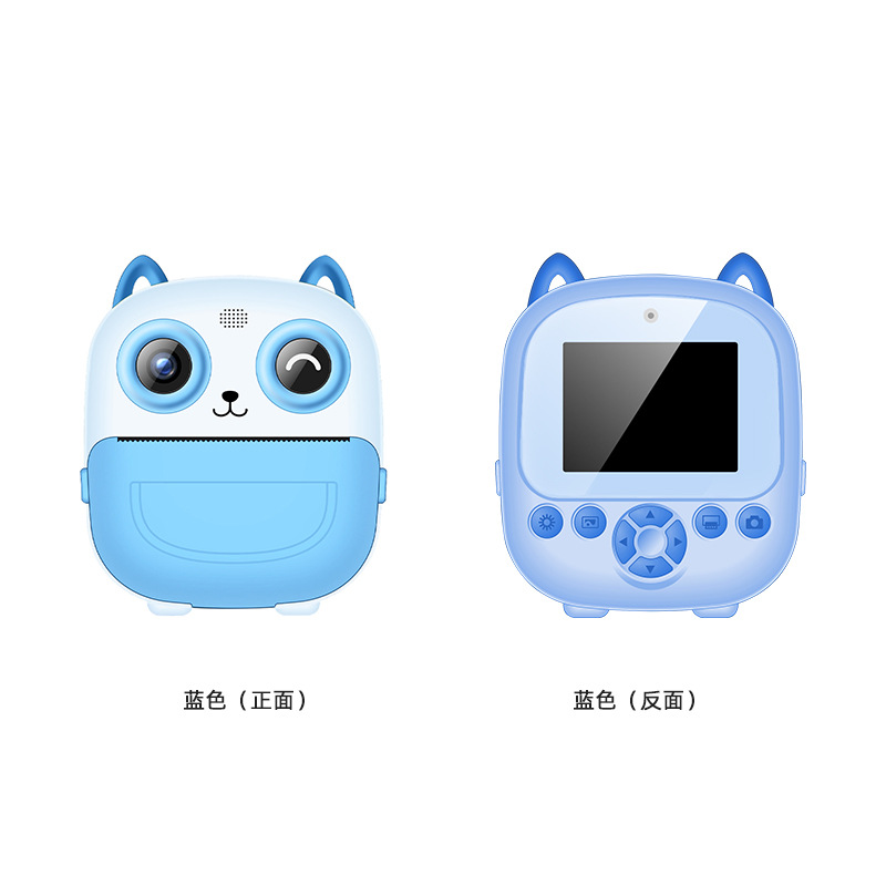 Nuevo S5 - 7 HD mini cámara dual fotocamera de dibujos animados niños impresión térmica pequeña cámara digital
