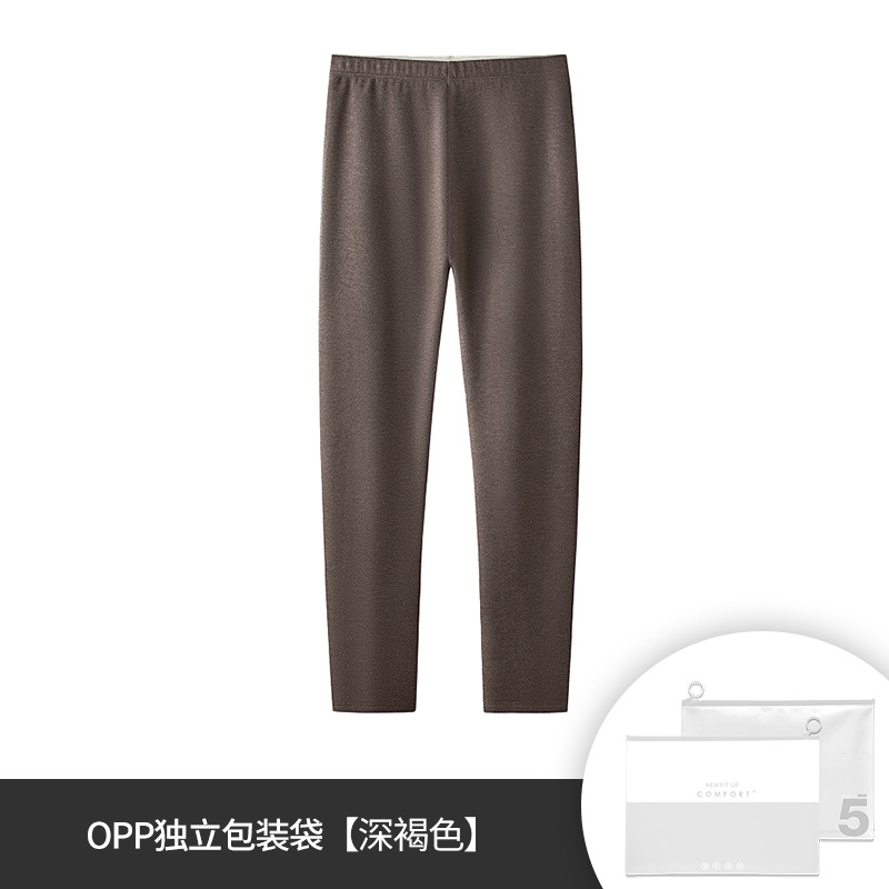 [Enorme y cálido] Nuevos pantalones calientes de mujer de otoño e invierno de lana de seda transfronteriza más leggings engrosados de terciopelo en stock