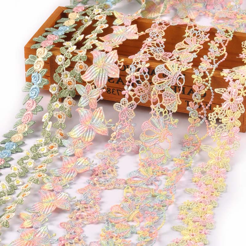 宽2.9cm小花朵刺绣布贴包包鞋子服装辅料diy装饰贴花补丁贴装饰