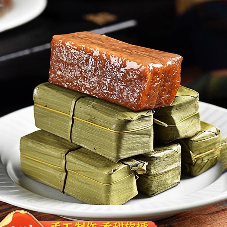 四川小黄粑竹叶糕宜宾特产贵州糯米特色早餐蒸小吃零食半成品糕点