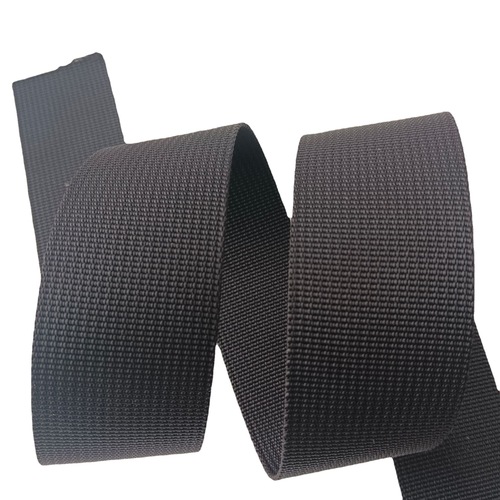 38mm bag strap with American texture black 25mm imitation nylon cord fabric strap black can be cut into strips