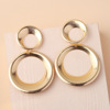 Accessory, fashionable metal sexy earrings, European style