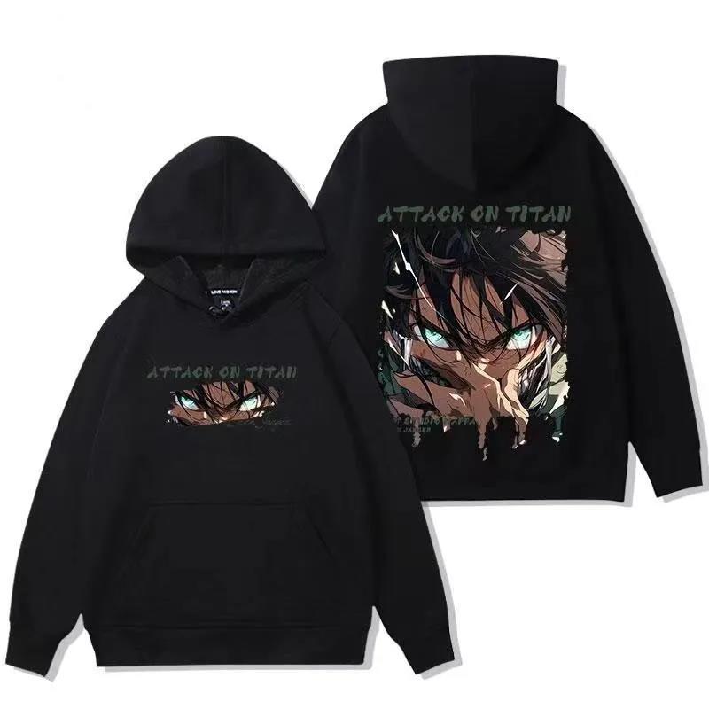 Attack on Titan Men's Hoodie Anime Hoodies Sudadera con capucha para hombre y mujer