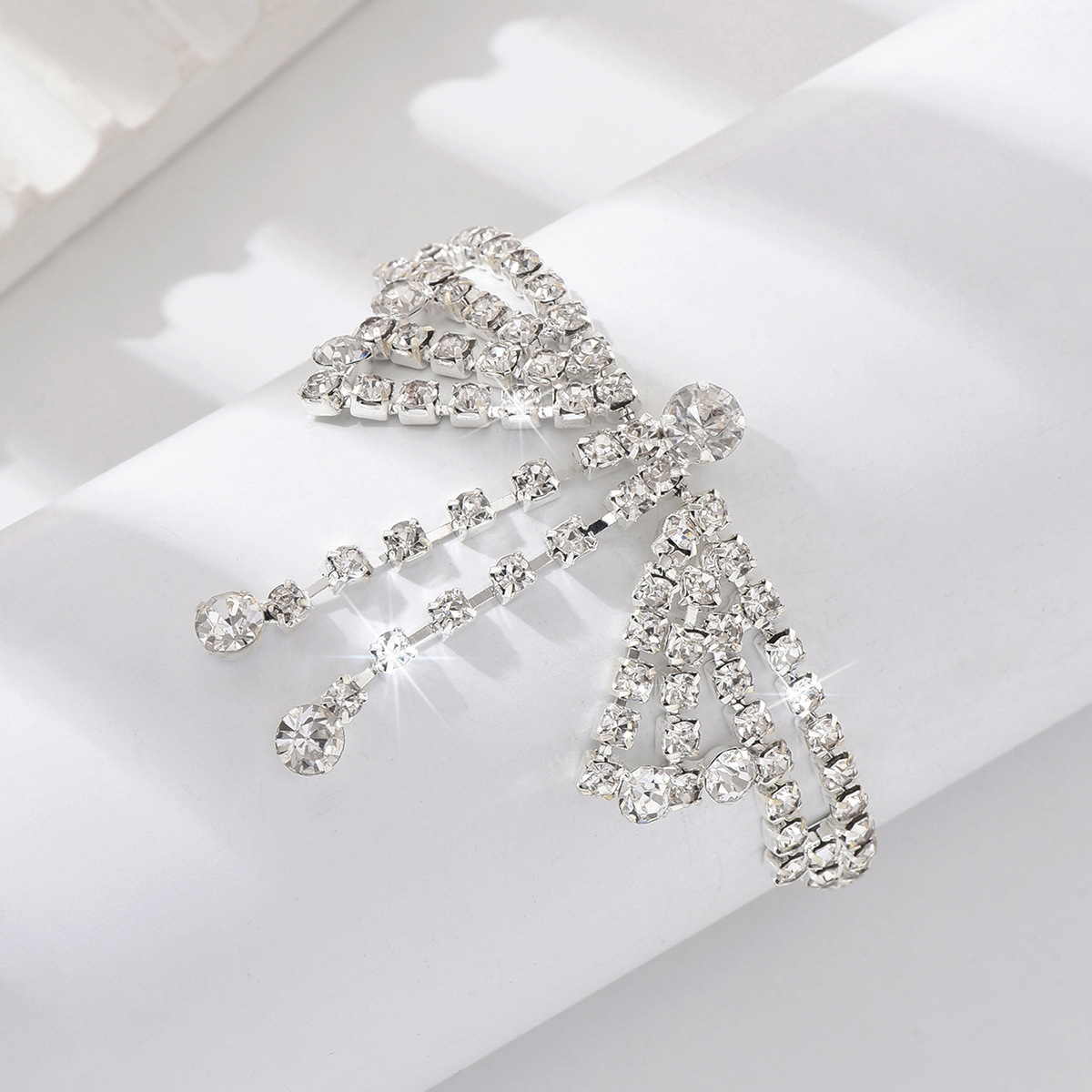 Europa y América exagerada cadena de diamantes de diamante tobillo de bordas mujer bohemia personalidad de arena en joyas de cadena de cuerpo image 5